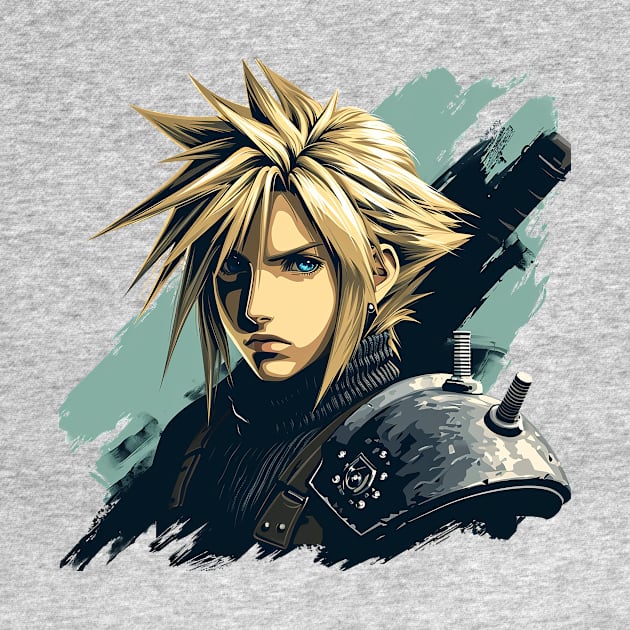 cloud strife by weirdesigns